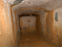 壁画除去前のキトラ古墳石室内